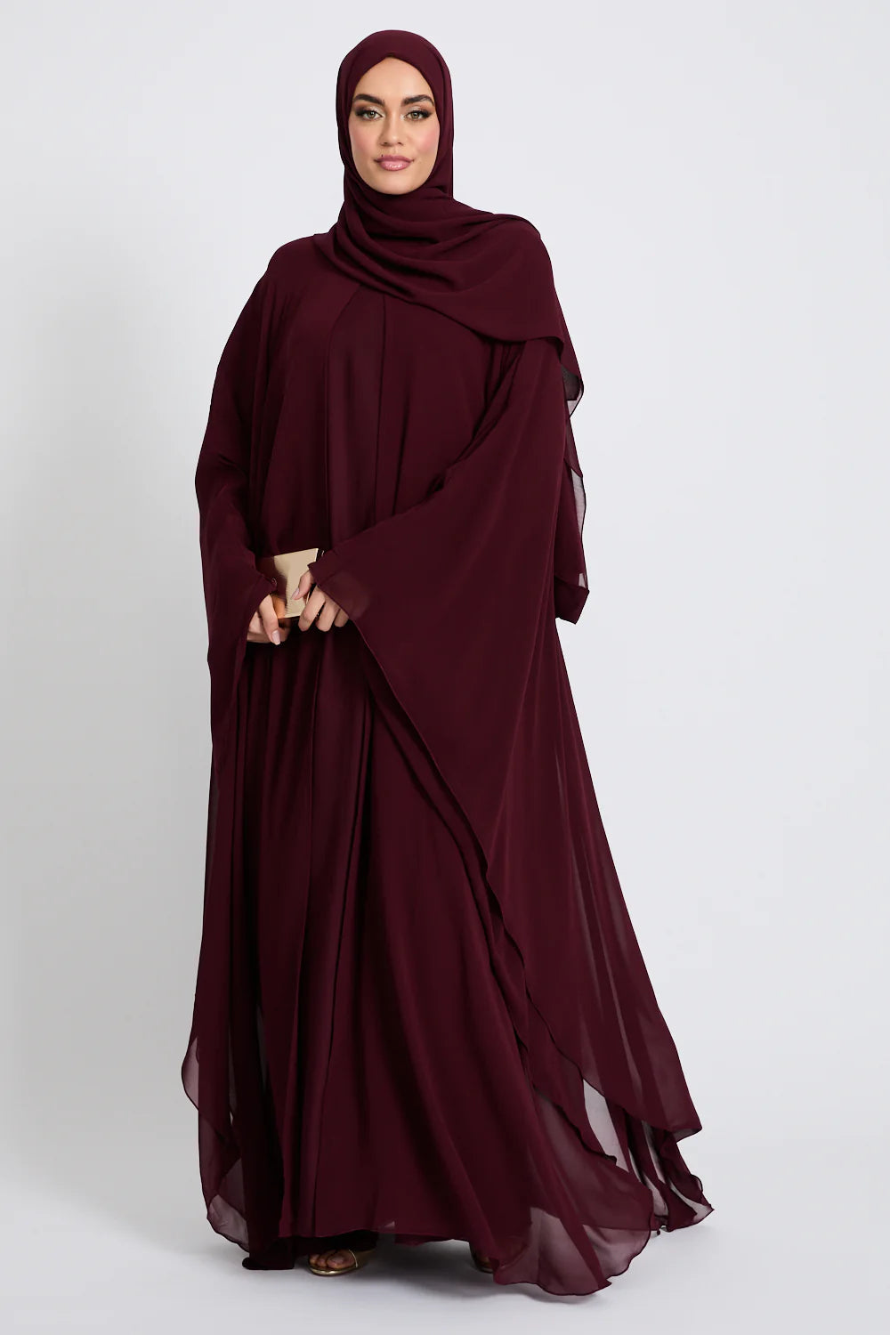 Abaya Bordeaux