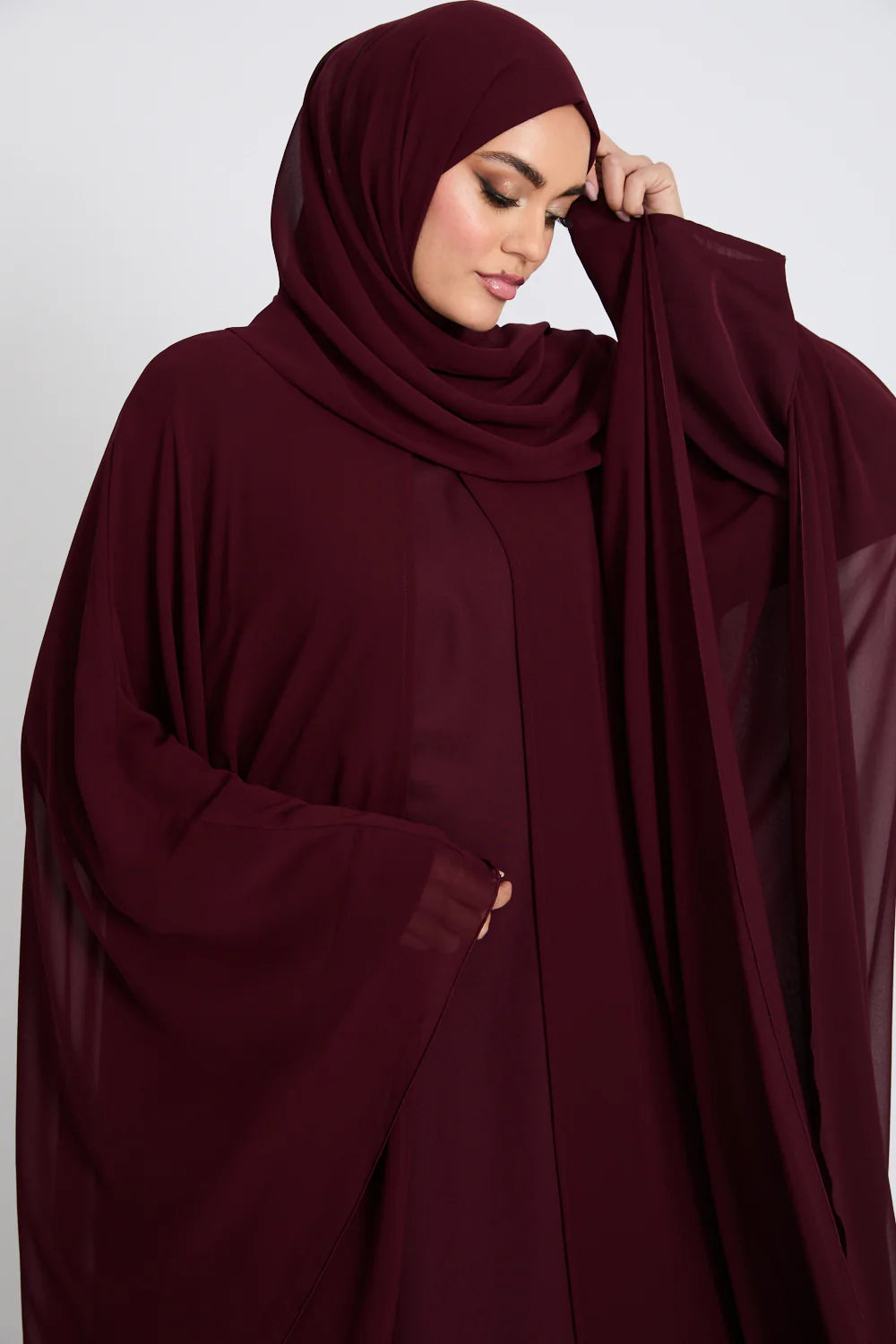 Abaya Bordeaux